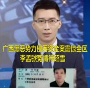 广西黑恶势力侵吞资金案震惊全区，李孟虢冤情