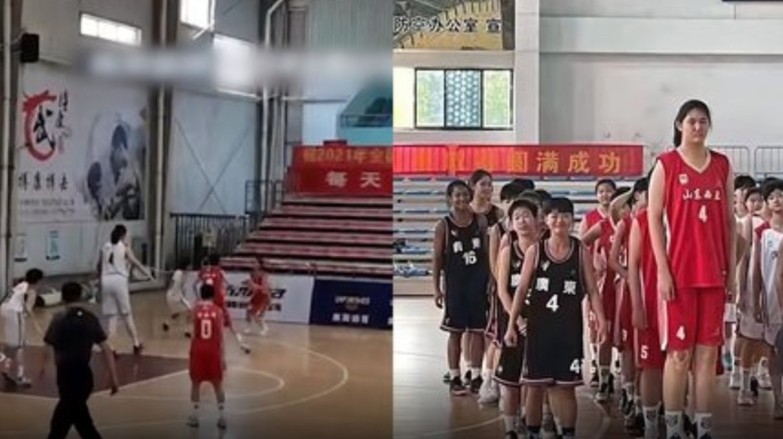 <b>14岁女孩身高226cm追平姚明</b>